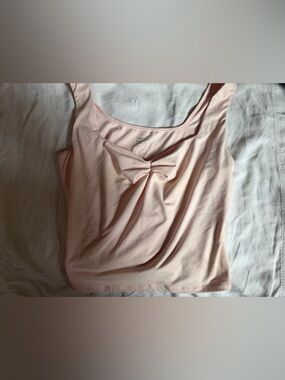 Light Pink Sleeveless Tank Top